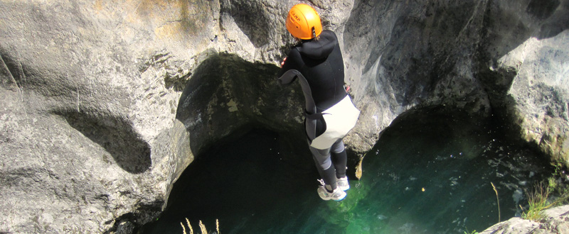 Canyon jump